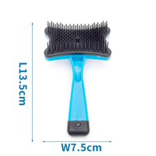 Nobleza plastová kefa na vyčesávanie malá 13,5 x 7,5 cm